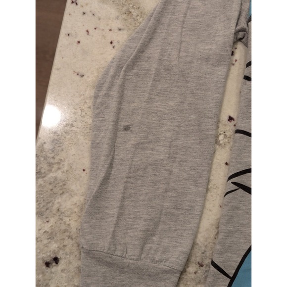 Spiderman Gray/Blue AOP Youth XL Fits Womens Petite S Cartoon Kidcore Nostalgia - Picture 6 of 6